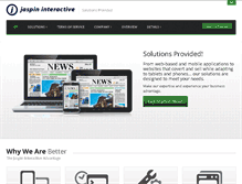 Tablet Screenshot of jaspin.com